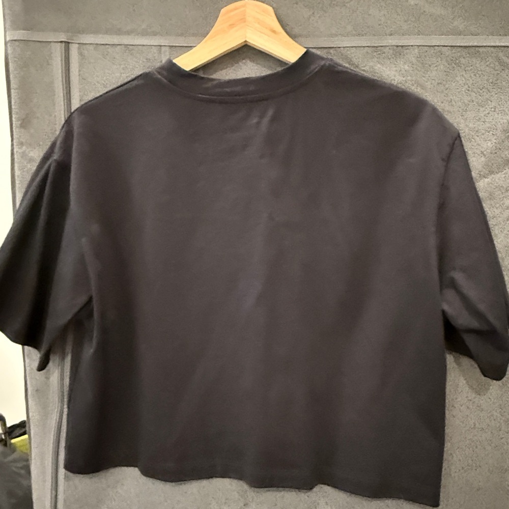 Balmain Logo Detailed Cropped T-Shirt black size XS - Picture 4 of 4